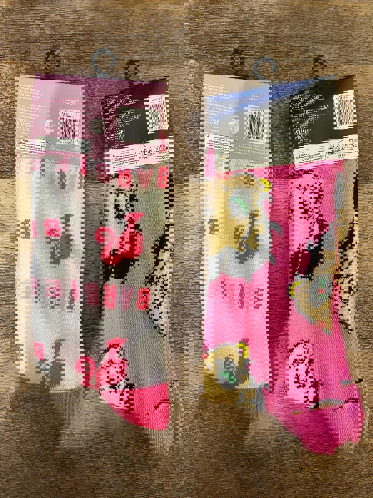 Barbie And Betty Boop Crew Socks (Brand New)