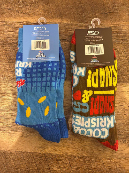 Rice Krispies And Coca Krispies Crew Socks (Brand New)