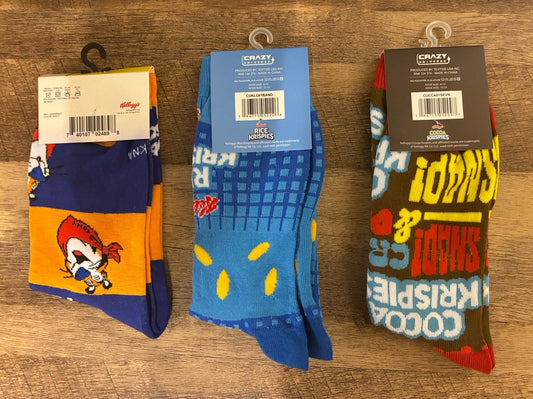 Frosted Flakes Rice Krispy Treats Cocoa Krisps Socks (New)