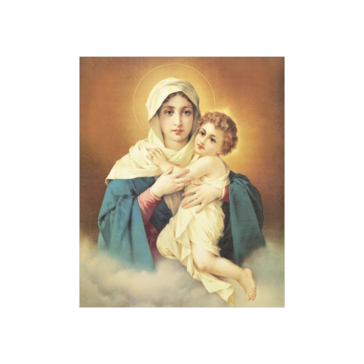 Our Lady of Grace Memorare Print Poster