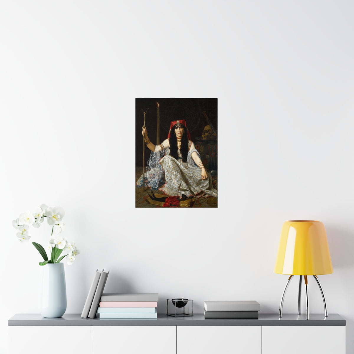 The Sorceress - L Envouteuse Witch Gothic Print Poster