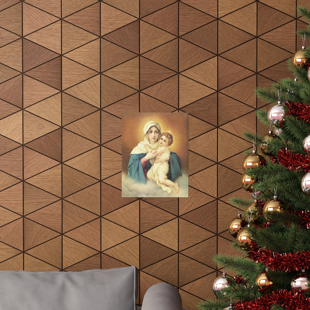 Our Lady of Grace Memorare Print Poster