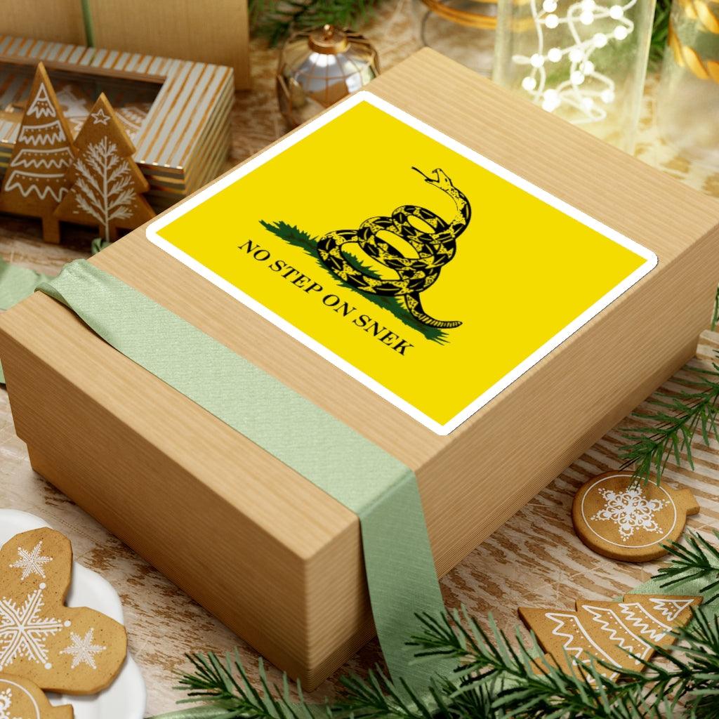 No Step On Snek Meme Gadsden Flag Sticker - Art Unlimited