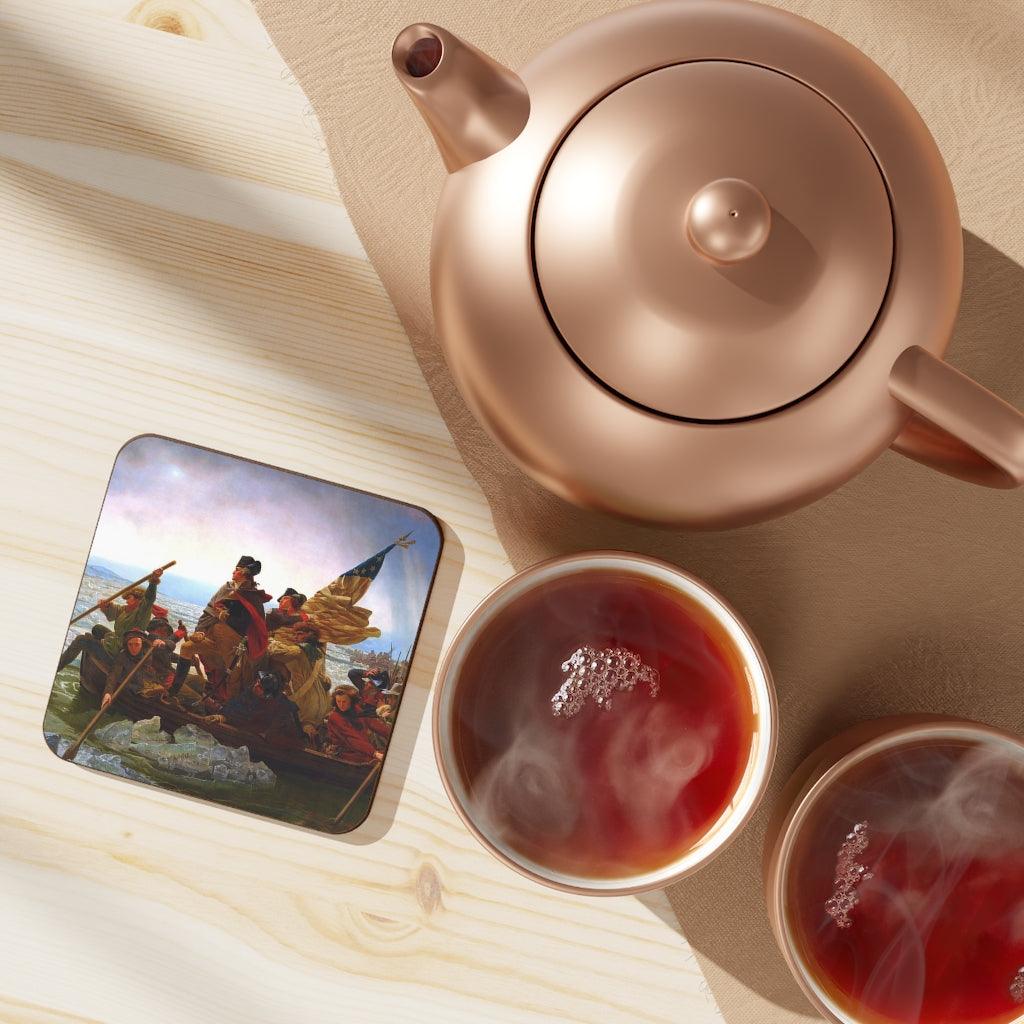 Washington Crossing The Delaware Emanuel Leutze Hardboard Back Coaster - Art Unlimited