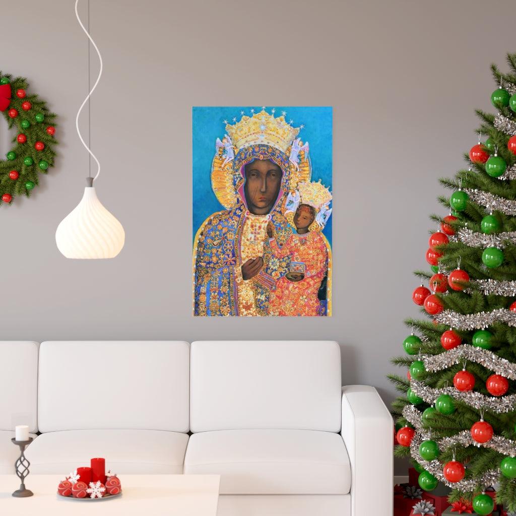 Our Lady Of Czestochowa Black Madonna Print Poster - Art Unlimited
