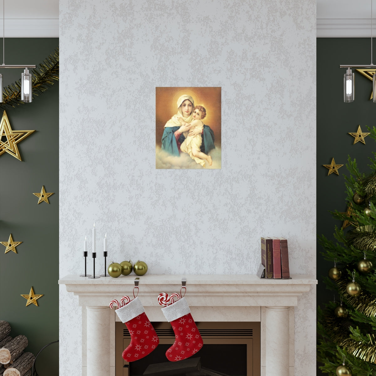 Our Lady of Grace Memorare Print Poster