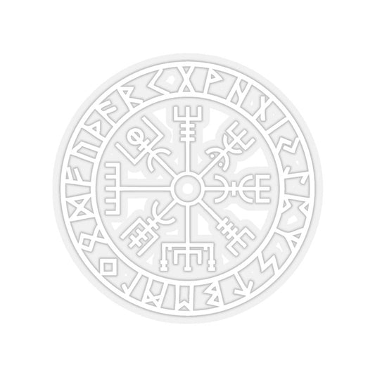 Vegvisir Rune Circle Viking Norse Mythology Sticker - Art Unlimited