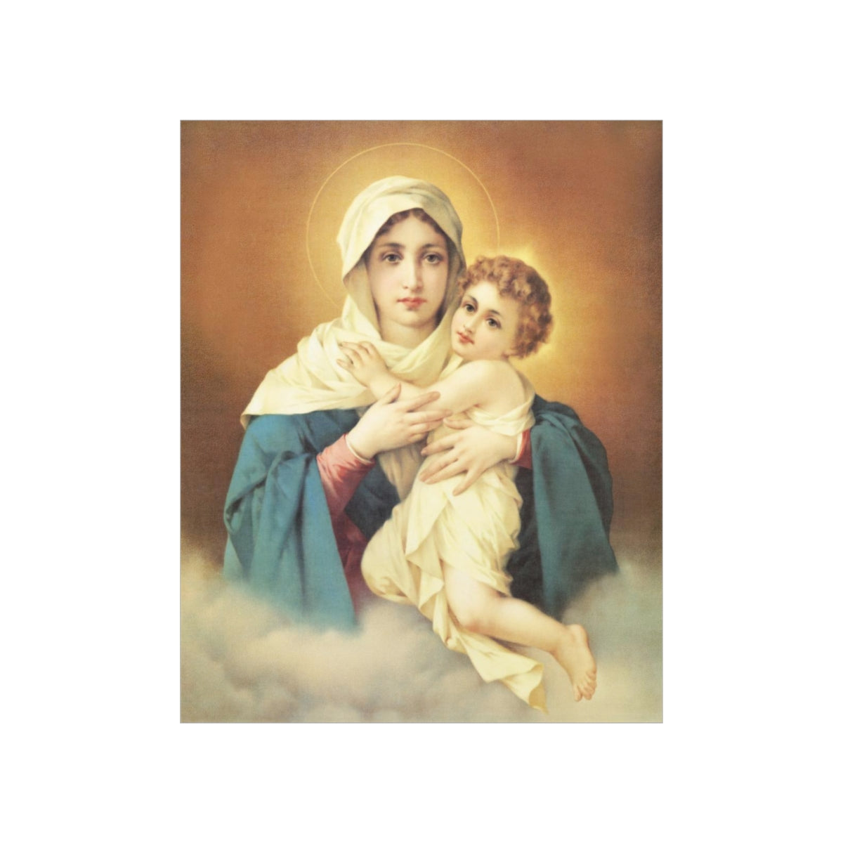 Our Lady of Grace Memorare Print Poster