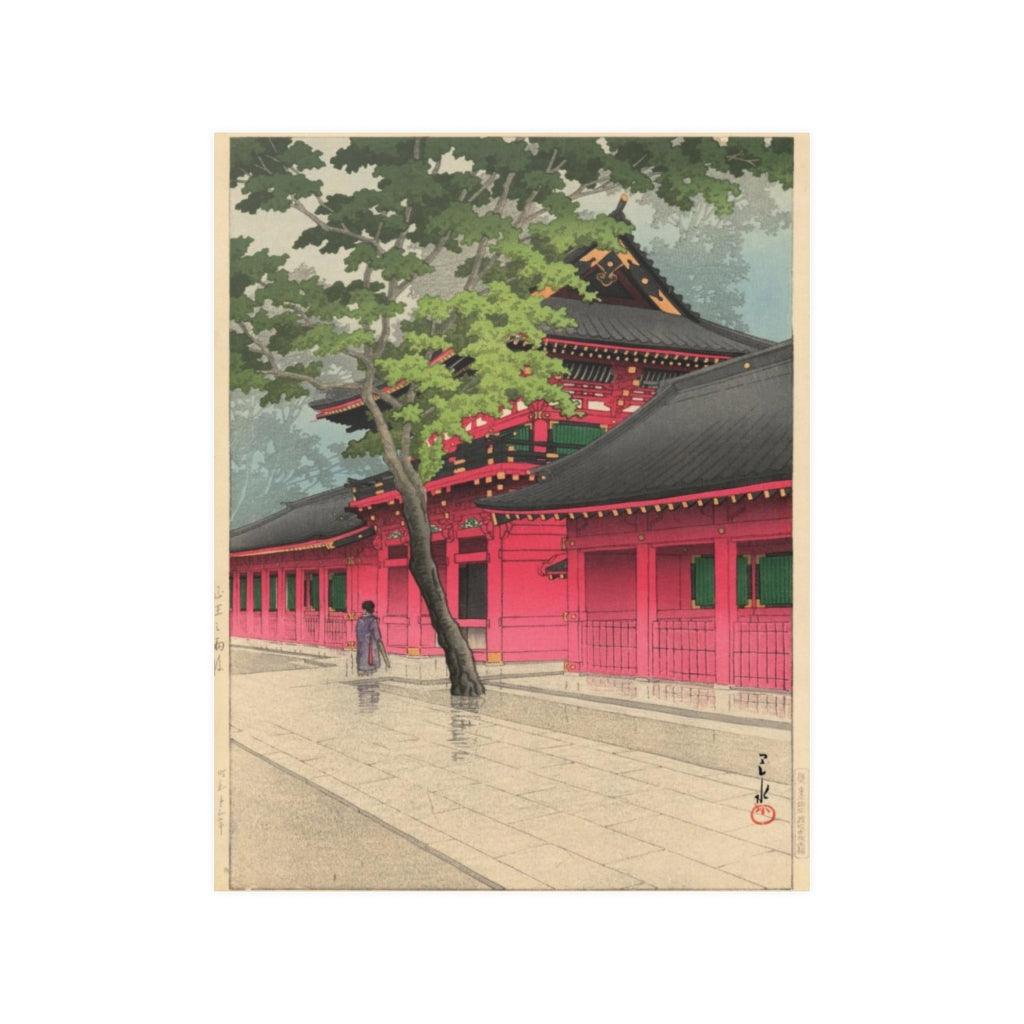 After the Rain at Sanno 1938 - Kawase Hasui Print Poster - Art Unlimited
