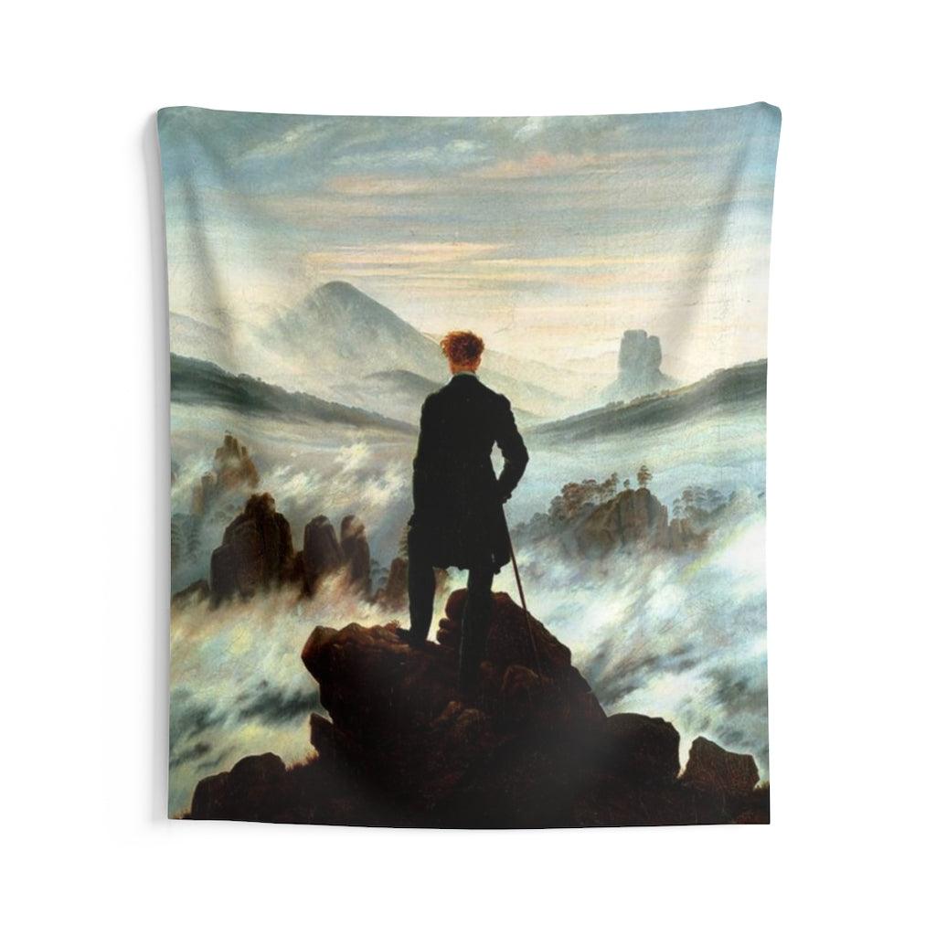 The Wanderer Above The Sea Of Fog Caspar David Friedrich Wall Tapestry - Art Unlimited