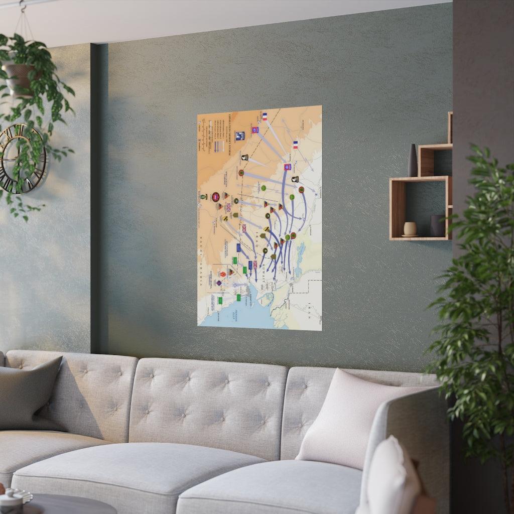 Operation Desert Storm Print Poster - Art Unlimited