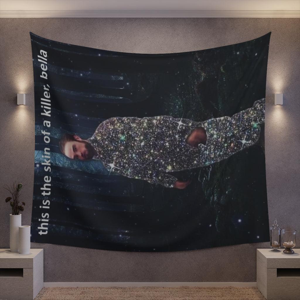 This Is The Skin Of A Killer Wall Tapestry - Art Unlimited