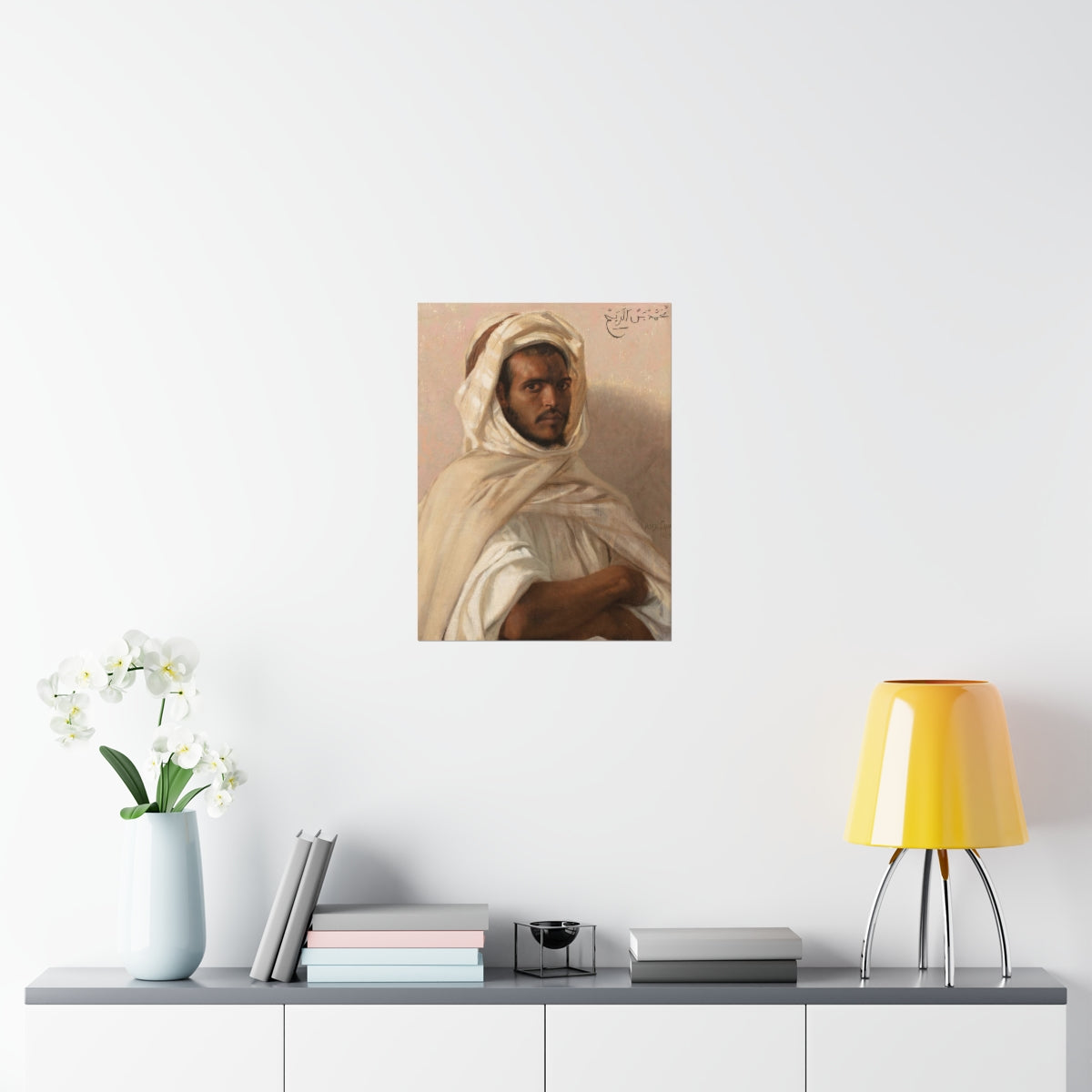 Portrait Of A North African By Alexandre Cabanel Print Poster