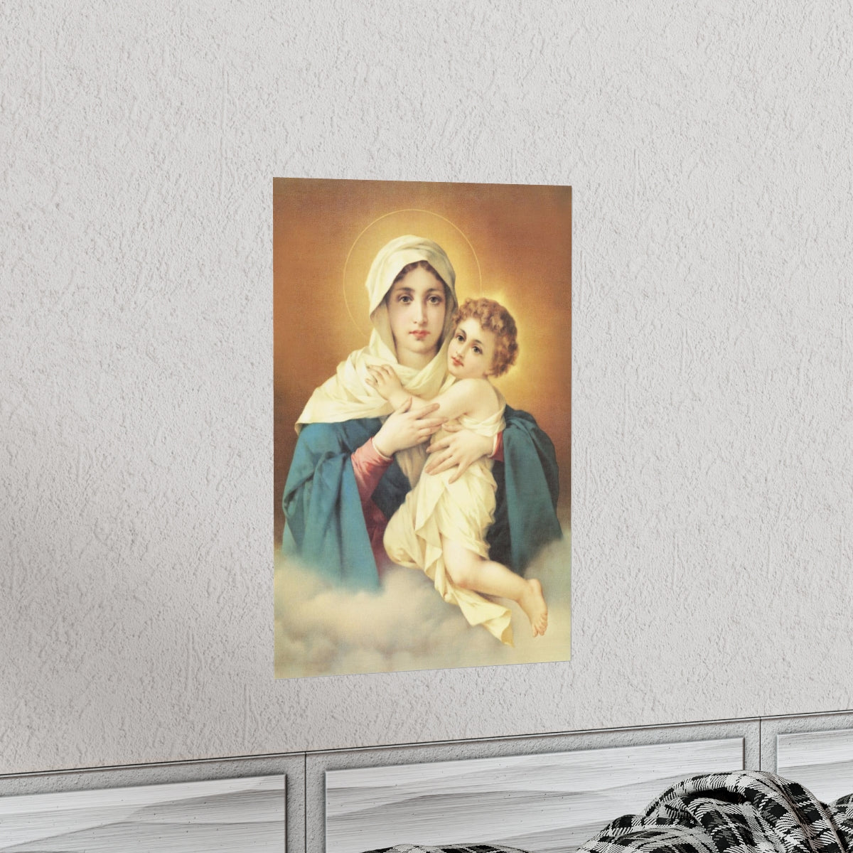 Our Lady of Grace Memorare Print Poster
