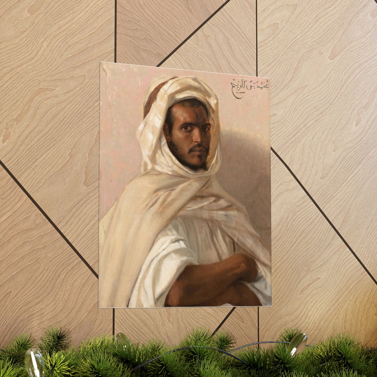 Portrait Of A North African By Alexandre Cabanel Print Poster