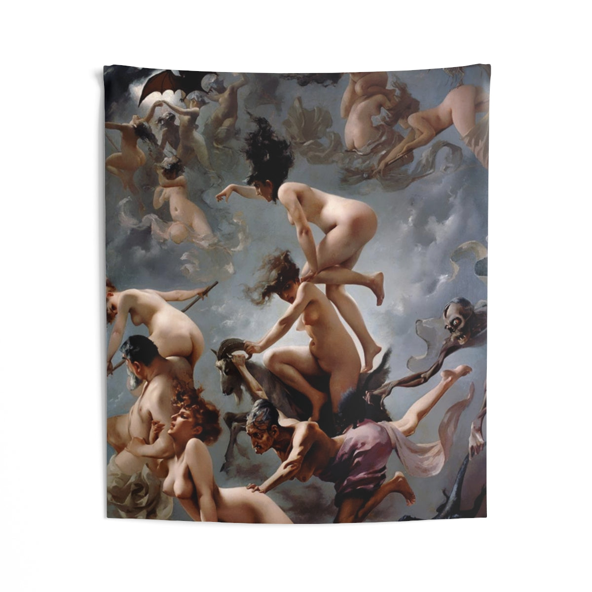 Witches Going to The Sabbath - Luis Ricardo Falero Wall Tapestry