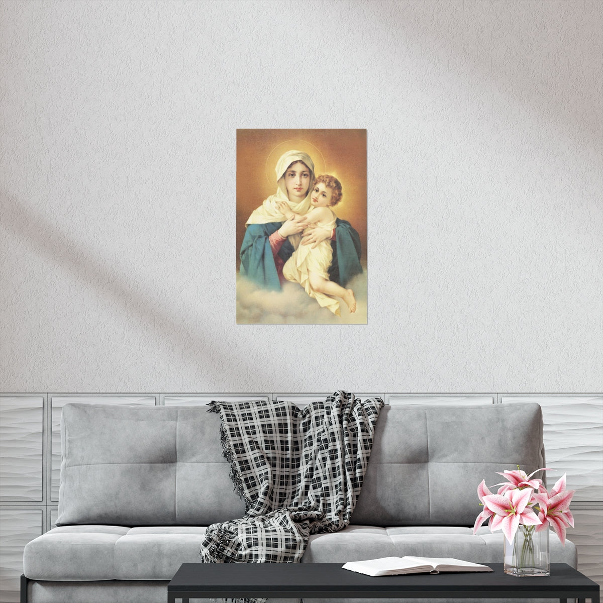 Our Lady of Grace Memorare Print Poster