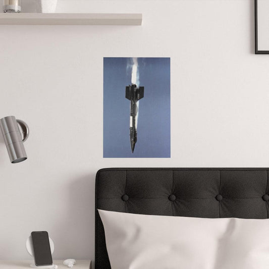X-15#2 Rocket Plane After Launch Print Poster - Art Unlimited