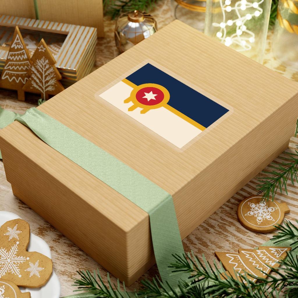 Tulsa City Flag Sticker - Art Unlimited