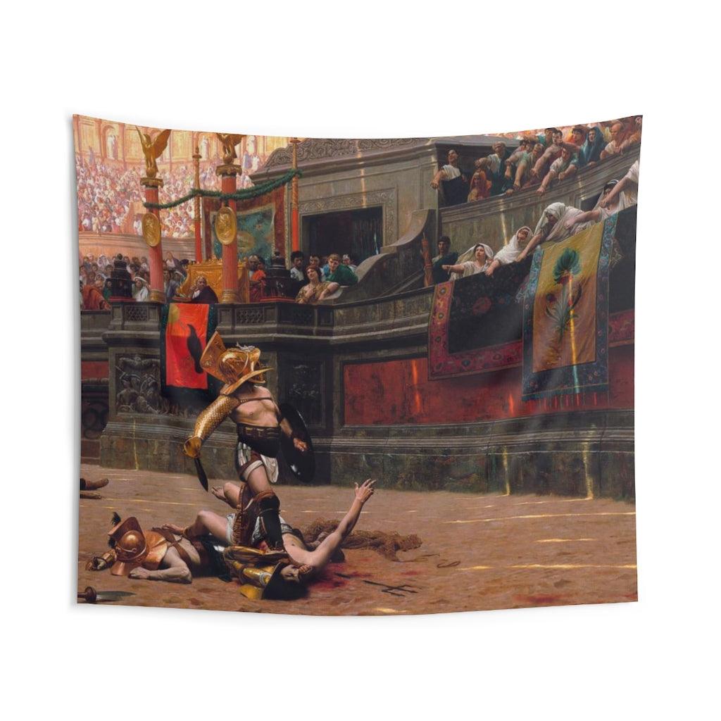 Pollice Verso By Jean Leon Gerome Wall Tapestry - Art Unlimited