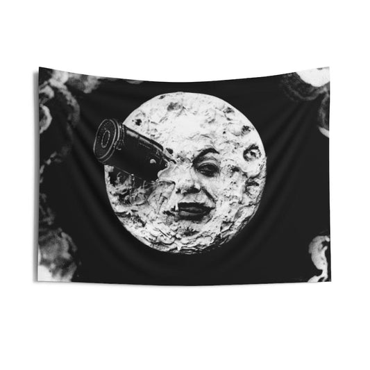 A Trip To The Moon Le Voyage Wall Tapestry - Art Unlimited