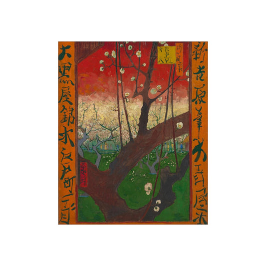 Vincent Van Gogh Flowering Plum Tree Print Poster