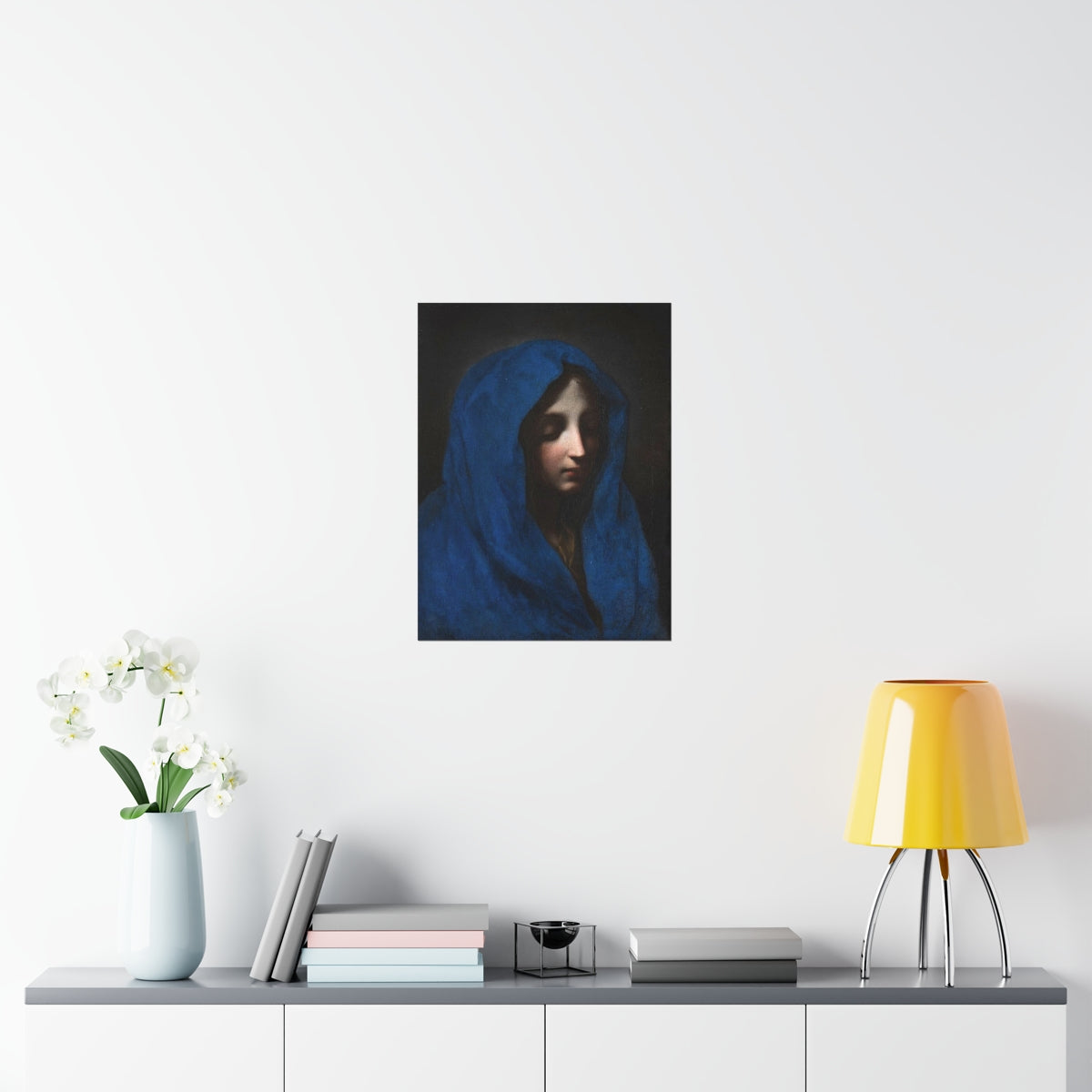 Blue Madonna Carlo Dolci Print Poster