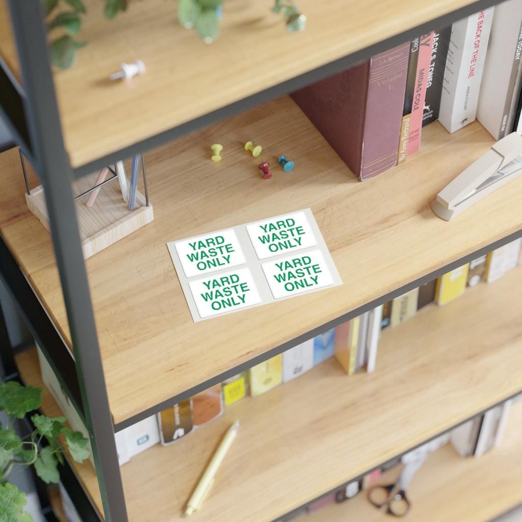 Yard Waste Only Sticker Sheet - Art Unlimited