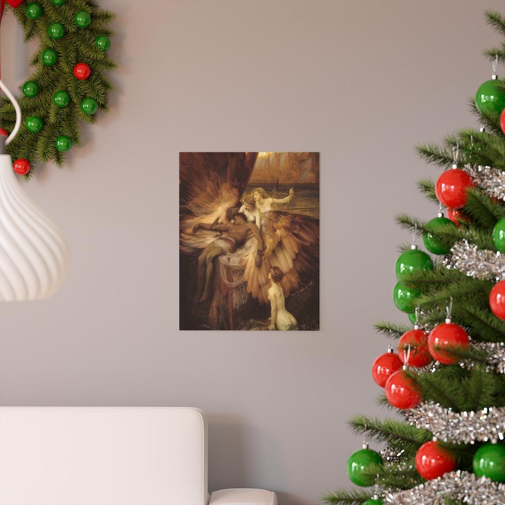 The Lament For Icarus - Herbert James Draper Print Poster - Art Unlimited