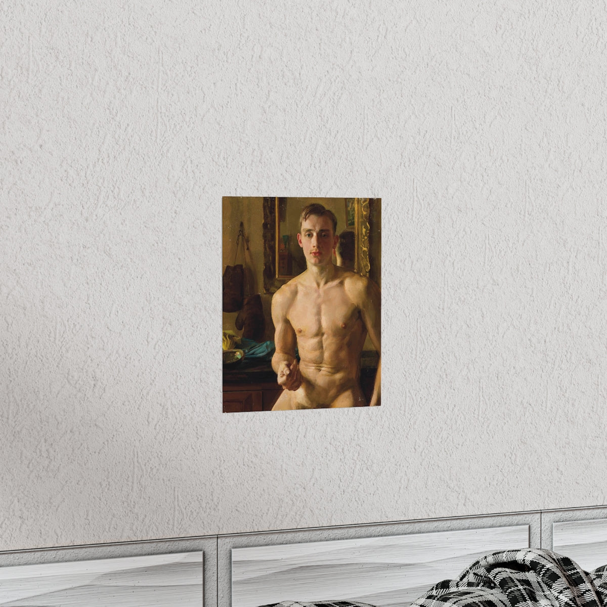 Konstantin Somov - The Boxer Print Poster