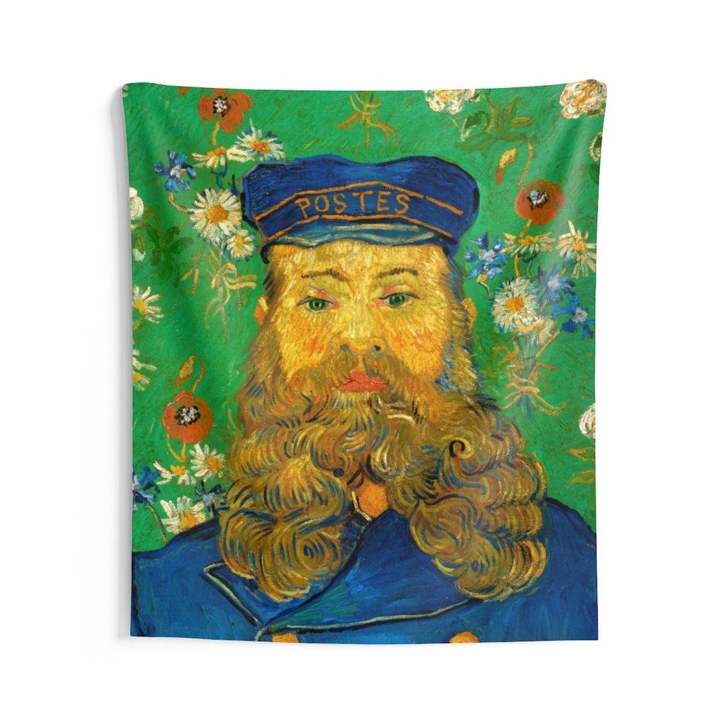 Vincent Van Gogh - Portrait Of Joseph Roulin - The Postman Wall Tapestry - Art Unlimited