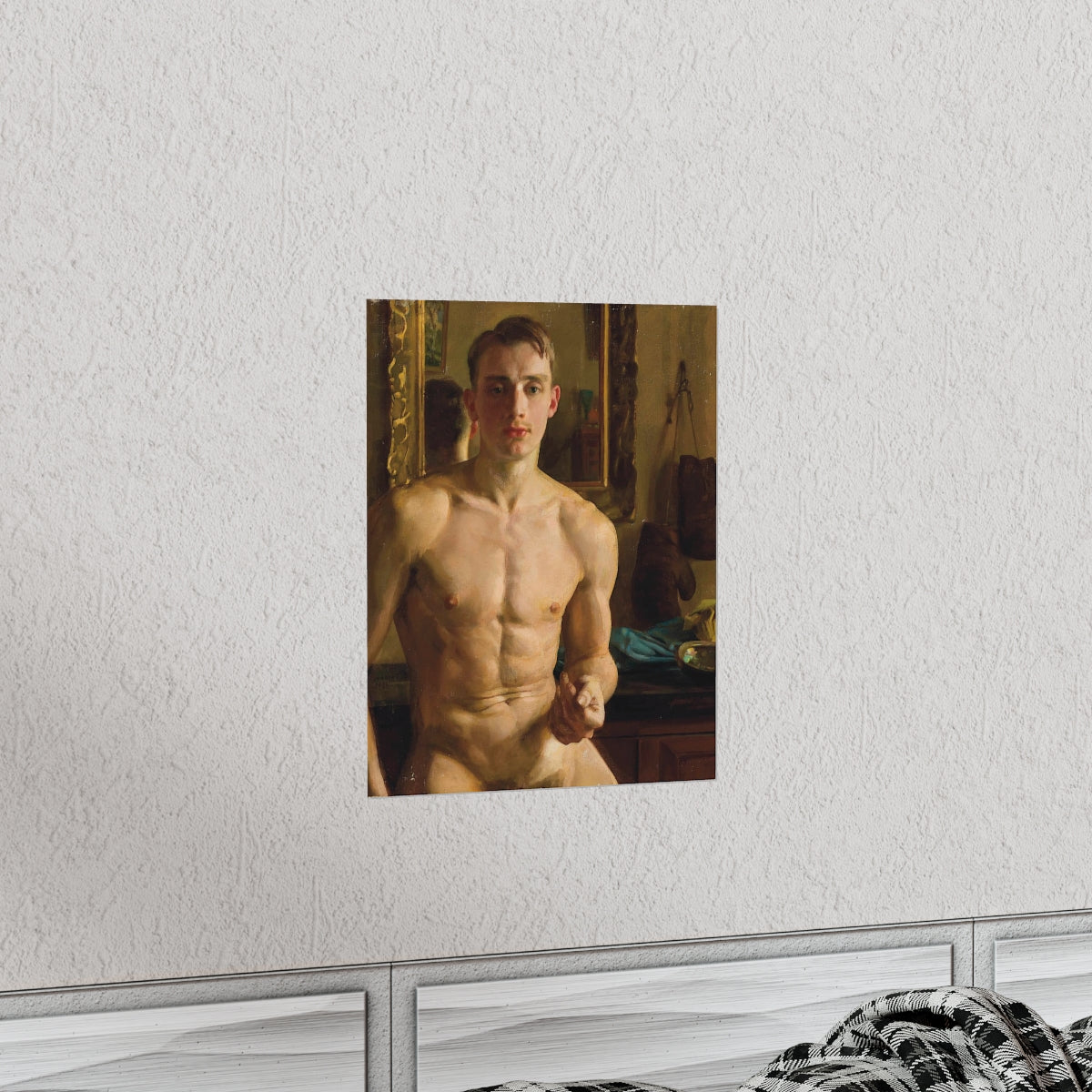 Konstantin Somov - The Boxer Print Poster