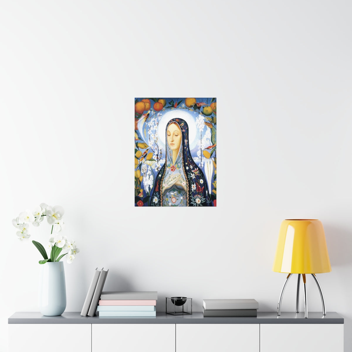 The Virgin Painting By Joseph Stella Print Poster