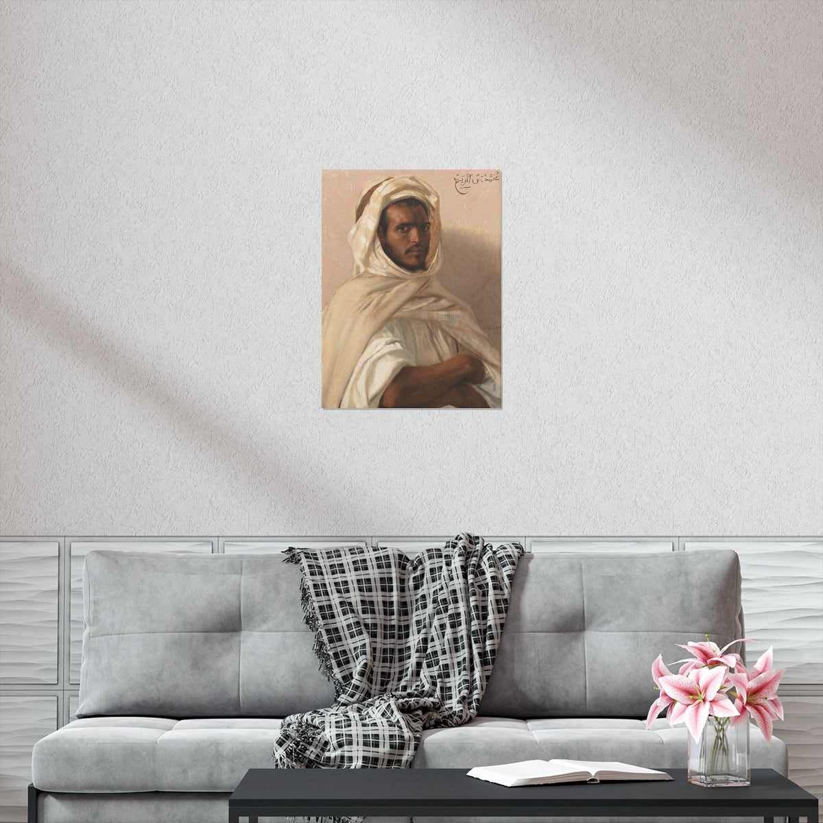 Portrait Of A North African By Alexandre Cabanel Print Poster