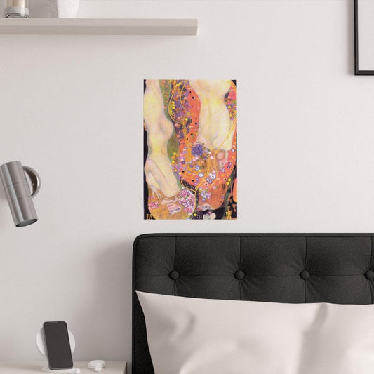 Water Snakes Serpents II 1907 By Gustav Klimt Print Poster - Art Unlimited