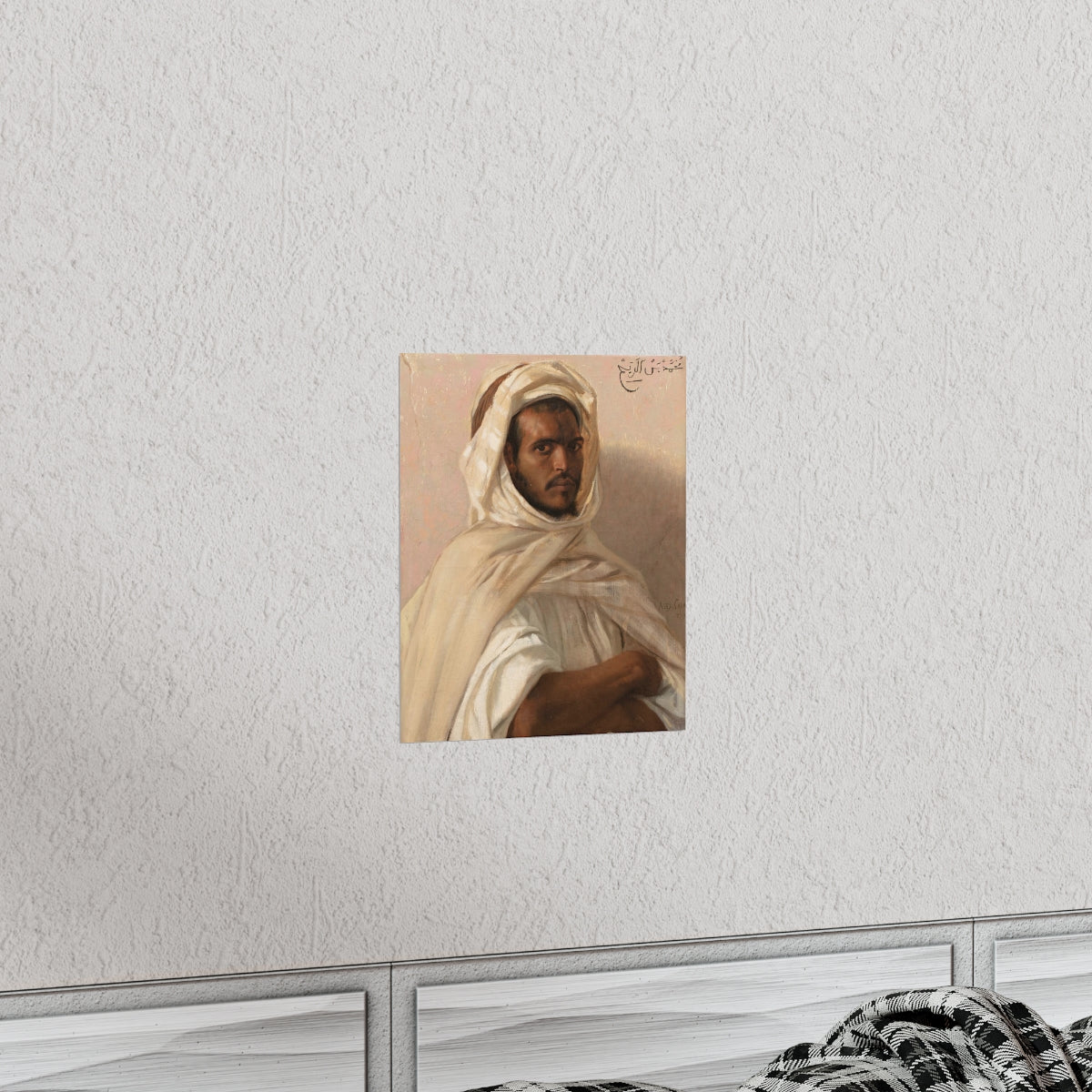 Portrait Of A North African By Alexandre Cabanel Print Poster