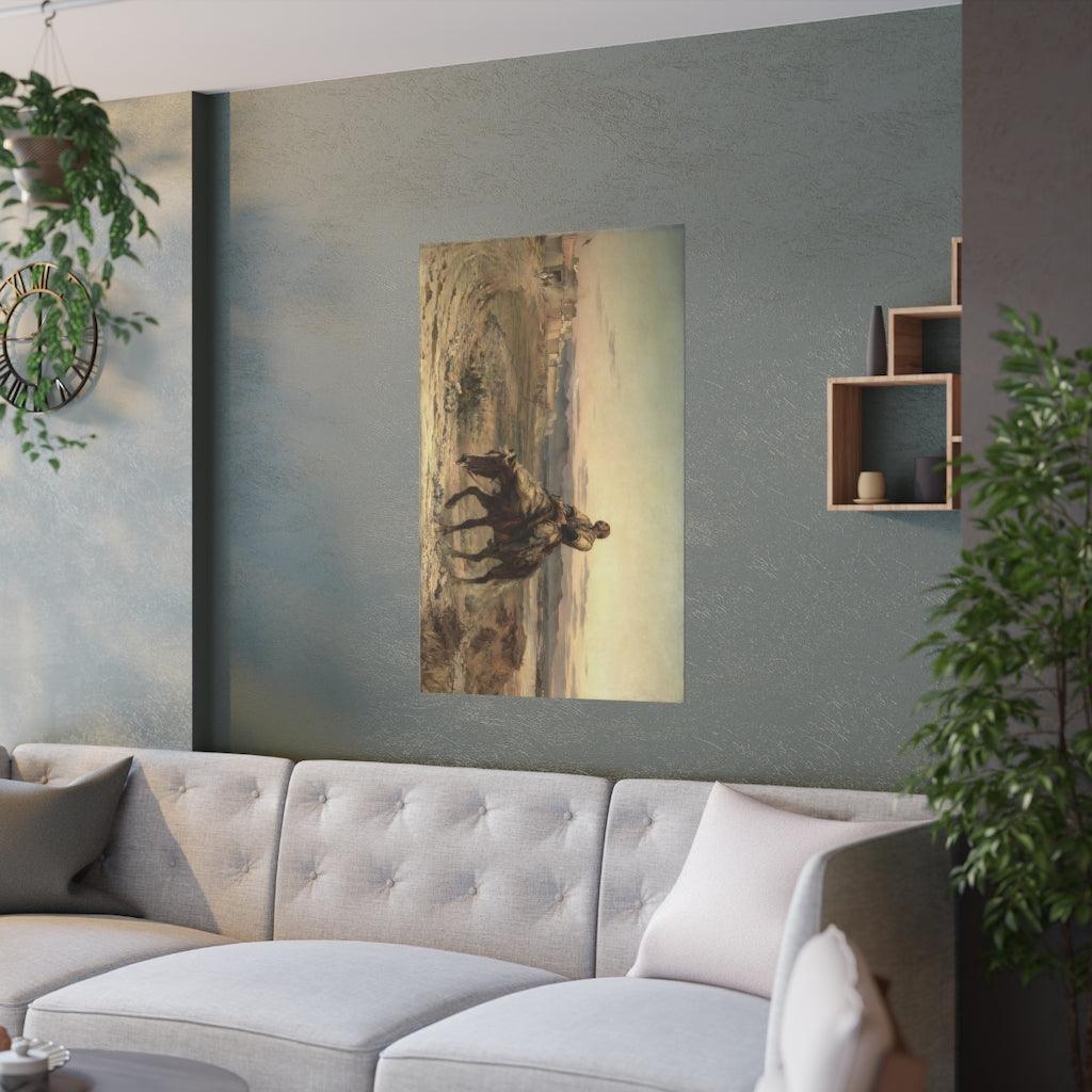 Remnants Of An Army Painting By Elizabeth Thompson Print Poster - Art Unlimited