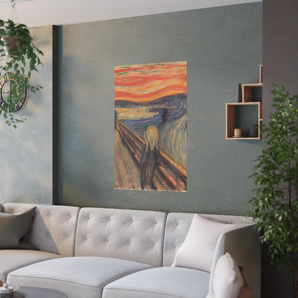 The Scream By Edvard Munch (High Resolution Version) Print Poster - Art Unlimited