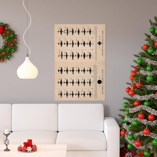 World War ll Axis Military Warplanes Print Poster - Art Unlimited