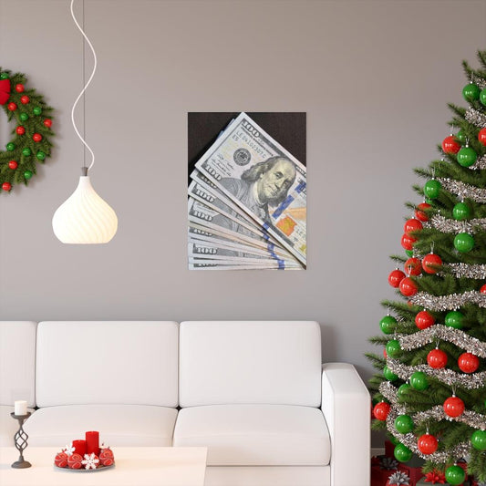 100 Dollar Bill Print Poster - Art Unlimited