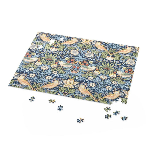William Morris Strawberry Thief Puzzle (120, 252, 500-Piece) - Art Unlimited