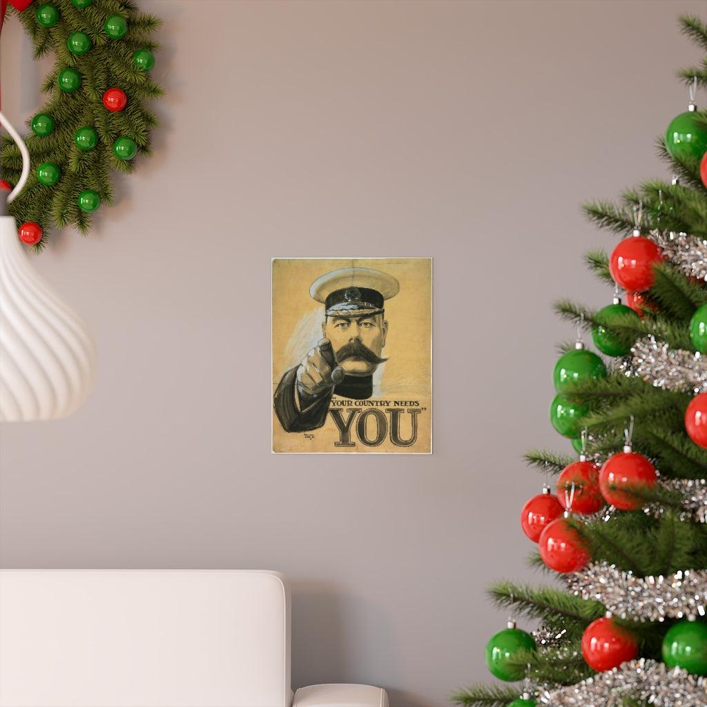 Your Country Needs You Lord Kitchener Print Poster - Art Unlimited