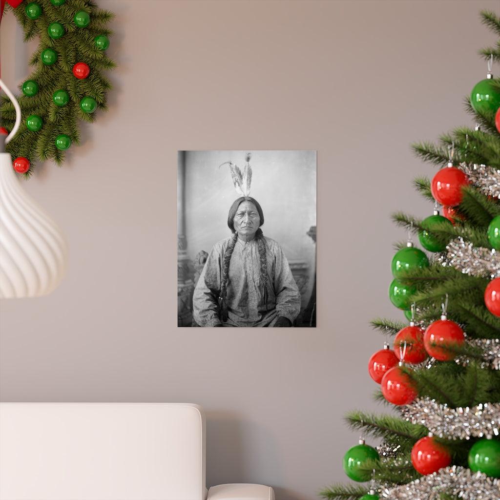 Sitting Bull Portrait Print Poster - Art Unlimited