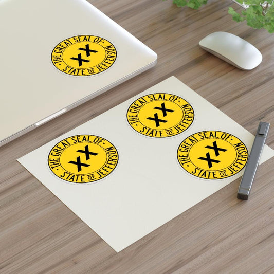 The Great Seal Of Jefferson Sticker Sheet - Art Unlimited