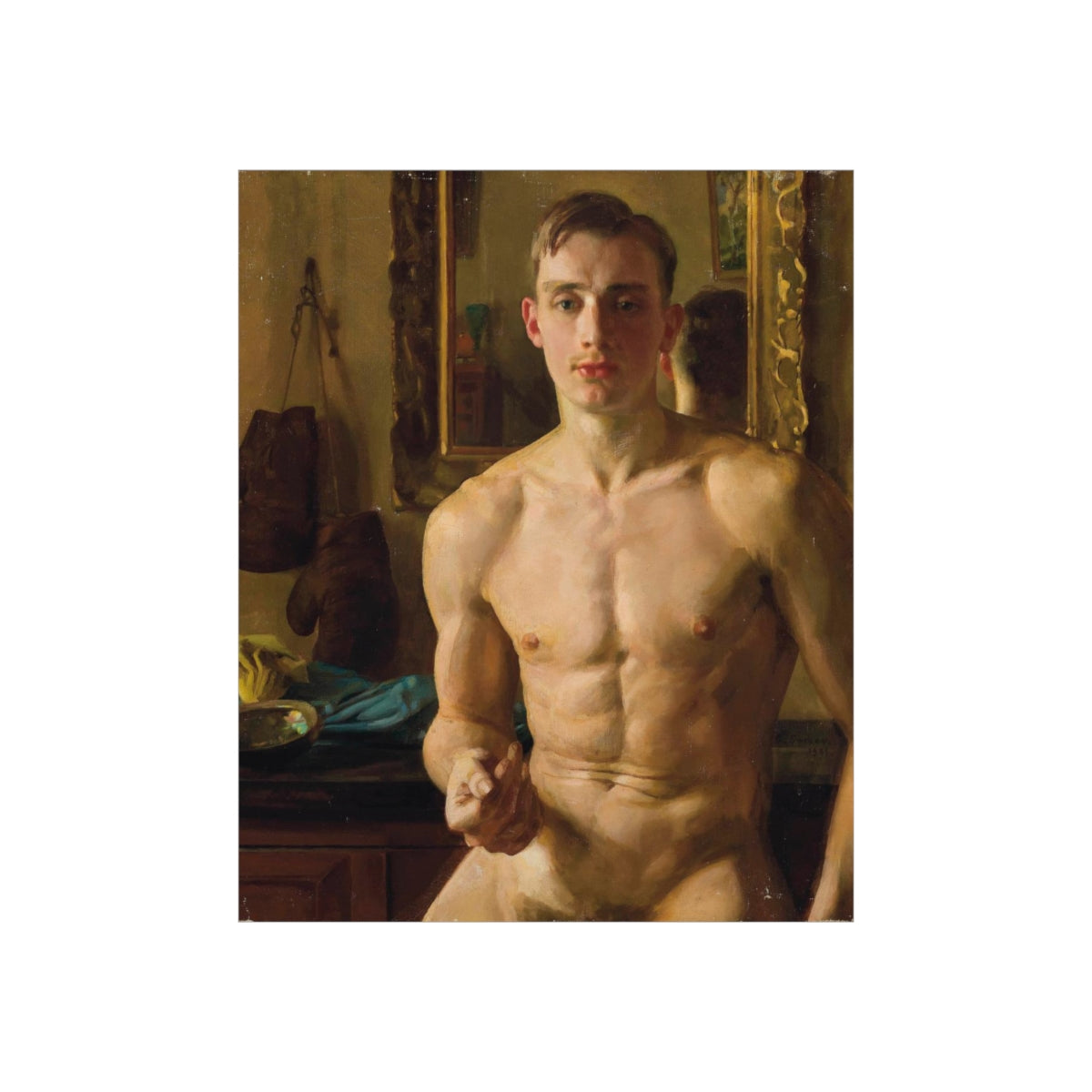 Konstantin Somov - The Boxer Print Poster