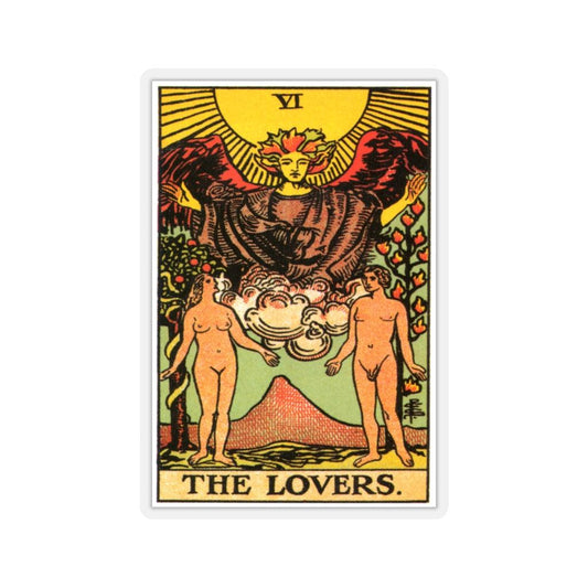 The Lovers Tarot Card Sticker - Art Unlimited