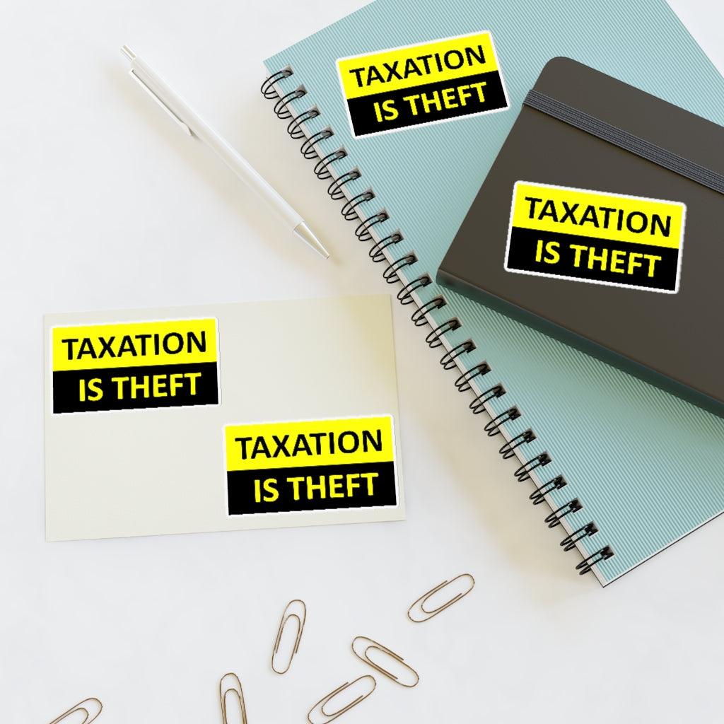 Taxation Is Theft Sticker Sticker Sheet - Art Unlimited