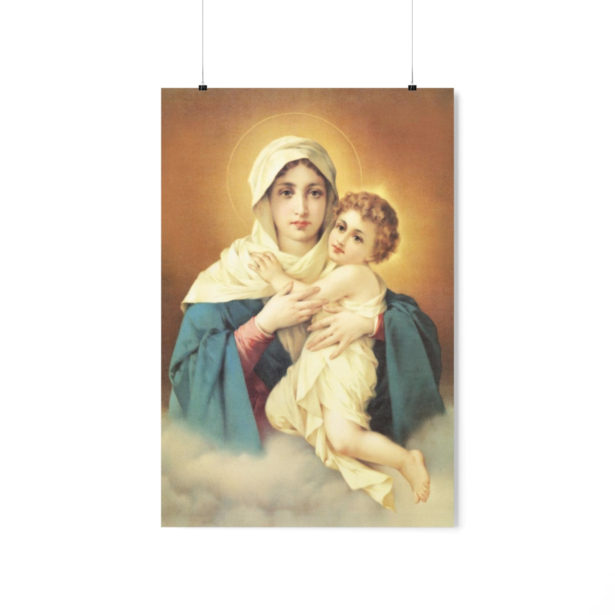 Our Lady of Grace Memorare Print Poster
