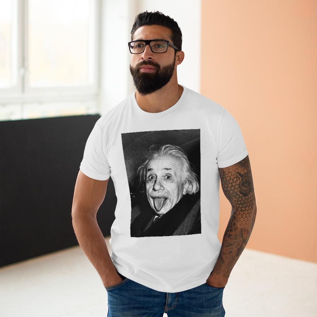 Albert Einstein Sticking Tongue Out T Shirt - Art Unlimited