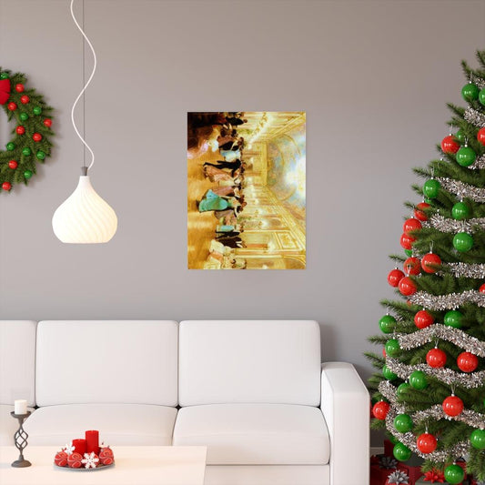An Elegant Evening Ball Dance Ballroom Dancing Painting By Victor Gilbert Print Poster - Art Unlimited